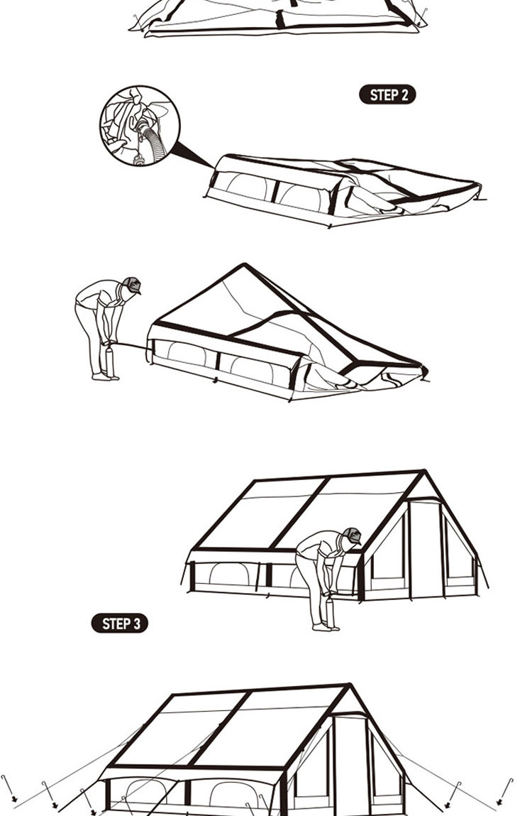 帐篷户外全自动充气帐篷(图10)